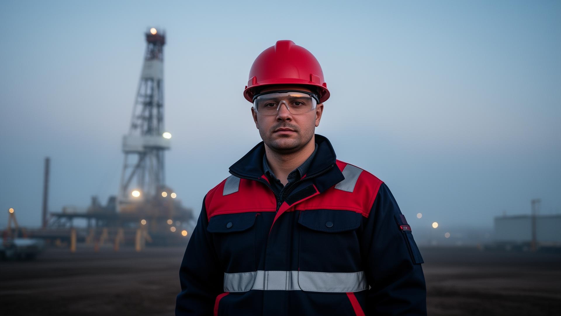 Formula Solutions field worker on a drilling site